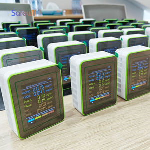 Safewill Tuya Dedektörü AQI PM2.5 PM10 CO2 TVOC Sıcaklık Nem WiFi İç Mekan Hava Kalitesi Monitörü IP54 Ses+Işık <span class=keywords><strong>Alarm</strong></span>ı - Product Image 5