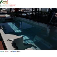 Piscine en acrylique sans produits chimiques, bain de Massage, baignoire autonettoyante, systèmes de sédentarité, piscines de Spa pour 5 personnes