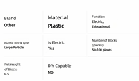 Ensemble de train de Noël pour enfants - Kit de construction de grands blocs éducatifs scientifiques à faire soi-même