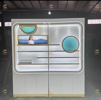 Vitrine extérieure moderne personnalisée avec éclairage LED, cadre en aluminium, verre trempé, écologique, robuste, YIZHAN YZ-45, recyclable