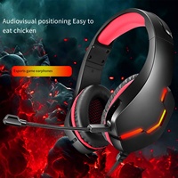 Vente en gros casque de jeu avec fil oreille 3.5mm jack 40mm pilote 2m de câble PC Esports réduction de bruit micro moniteur de studio classe en ligne