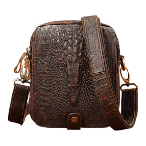 Sac bandoulière de luxe pour homme avec décoration lettre, style décontracté et professionnel - Product Image 6