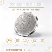 Filtre en acier inoxydable perforé durable, carré ou rond, résistant à l'usure, maille OEM ODM pour la filtration domestique et industrielle
