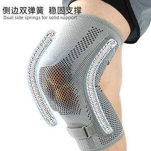 Genouillère à sangle réglable en nylon souple avec compression pour soulager la douleur et la protection - Product Image 3