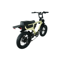Vélo électrique certifié EN avec pneus 20*4.0, suspension FL, moteur 48V, batterie 25AH, pneus larges électriques