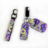Lanière de poignet personnalisée avec ouvre-bouteille, porte-baume à lèvres, porte-clés, pochette pour désinfectant pour les mains avec ouvre-bouteille à vin