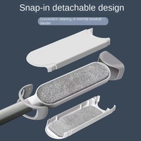 Brosse classique pour l'élimination des poils statiques à la maison, en plastique, pour animaux domestiques, chats, autocollants pour poils, draps, vêtements, grattoir