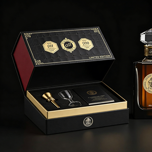 Hotsale Custom Luxury Magnetic Closure Gift <b>Box</b> With Foam Insert for Perfume <b>Bottles</b> Packaging - Product Image 4