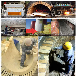 Mattone isolante Perlite leggero in mattoni refrattari termici ad alta allumina Mullite per forni a Gas - Product Image 5