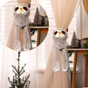 1728 paresseux Animal en peluche suspendu trois orteils paresseux en peluche en gros ODM jouet <span class=keywords><strong>personnalisé</strong></span> crochet et boucle mains bras long animaux en peluche - Product Image 2