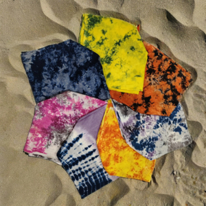 Paréo de plage tie-dye, écharpe, maillot de bain une pièce, écologique, personnalisable, vêtements de plage - Product Image 6