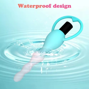 New Design Silicone Anal Plug Handle Real Touch Female Butt Plug Gradient Anal Bead Anal Plug <b>Vibrator</b> Anal for Adults - Product Image 3
