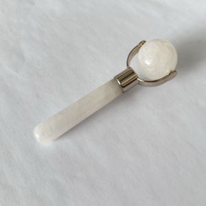 Custom Logo Natural White <b>Jade</b> <b>Roller</b> for Skin Massage and Wrinkle Reduction - Product Image 1