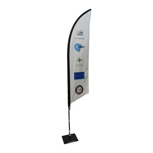 Fabricante Banderas de negocios personalizadas Publicidad Deportes Carreras Bandera de plumas Bandera de lágrima en ángulo Banners por signos - Product Image 4