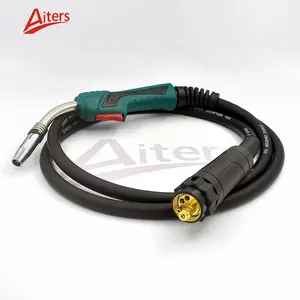 Chất Lượng Cao Tương Thích Sử Dụng Châu Âu 24kd Mig CO2 Hàn Ngọn Đuốc 3 4M 5M Chiều Dài Cáp Làm Mát Bằng Không Khí Hàn Euro 24kd Hoàn Chỉnh Ngọn Đuốc - Product Image 1