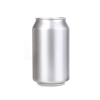 Canette en aluminium élégante de 330 ml pour bière, soda, jus, boissons énergisantes ou boissons gazeuses, pot métallique rond pour usage alimentaire ou boisson