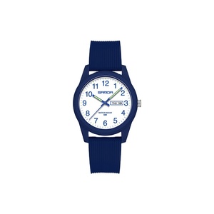 Montre à quartz bleue étanche pour les loisirs en plein air, pour couples, avec double calendrier, chronographe et aiguilles rondes, montre-bracelet tendance - Product Image 5