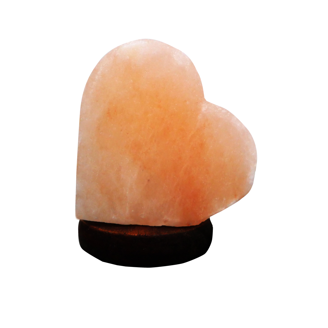 Forme de coeur de lampe de sel de l'himalaya d'usb