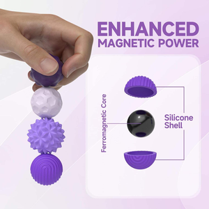 Juguete Sensorial de Silicona, Bola Magnética <span class=keywords><strong>Antiestrés</strong></span>, Juguetes para Aliviar el Estrés, Ansiedad, TDAH, Autismo, Regalo Terapéutico para Adultos y Niños - Product Image 6
