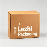 Boîte d'expédition en carton ondulé personnalisée, imprimée recto-verso, avec doublure en mousse, en kraft extra-résistant, trois couches, pour emballage cadeau de vêtements