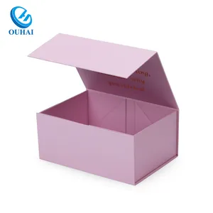 Bespoke Customized Lamination Magnetic Closure Cosmetic Packaging Wedding Favors Lipstick Perfume Packaging Mailer shipping box