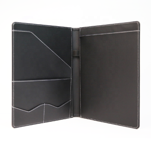 Custom <strong>File</strong> Folder Card Pocket Promotional Filing Product <strong>A4</strong> Imitation Leather Business Portfolio Ready Stock JMZ Brand - Product Image 3
