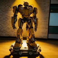 Accesorios de Cine y Televisión de Alta Calidad, Abeja de Fibra de Vidrio para Robot, Escultura de Resina 3D, Artículo Coleccionable de Arte Personalizable