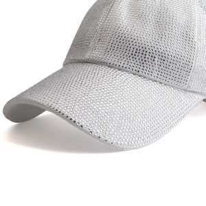 Gorra de Béisbol de Alta Moda con Cristales de Imitación, Ajustable, Moderna, para Exteriores - Product Image 5