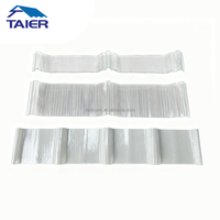 Plaque de toiture transparente en UPVC et fibre de verre, plaque anti-UV en UPVC pour toit de serre