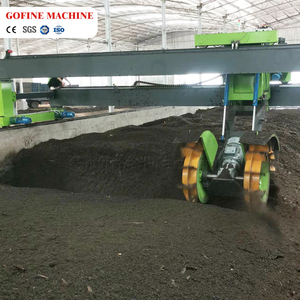 Máquina volteadora de compost de gran diámetro para sistema de compostaje de lodos en tanques profundos - Product Image 5