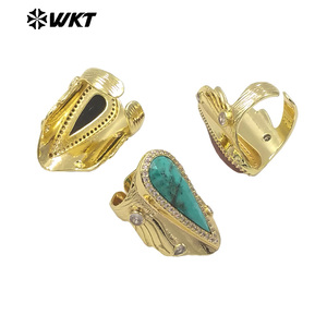 <span class=keywords><strong>Anillo</strong></span> <span class=keywords><strong>de</strong></span> fiesta para mujer con forma <span class=keywords><strong>de</strong></span> piedra <span class=keywords><strong>de</strong></span> amazonita, pera larga, gran cóctel, increíble, nuevo, <span class=keywords><strong>o</strong></span> para regalo - Product Image 2