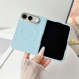 Coque de téléphone en silicone liquide magnétique à ondulations pour <span class=keywords><strong>iPhone</strong></span> Duo, coque antichoc - Product Image 1