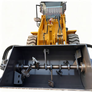 Chargeuse-pelleteuse sur roues <span class=keywords><strong>POWO</strong></span> avec godet mélangeur pour béton, sable et chaux, moteur certifié CE pour la taille standard internationale - Product Image 3