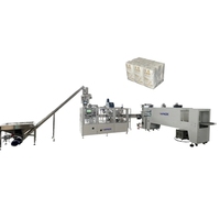 Machine d'emballage automatique de farine de blé en poudre, ligne de remplissage de sacs en papier de type brique