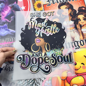 Pegatinas al por mayor <span class=keywords><strong>Mama</strong></span> <span class=keywords><strong>Chingona</strong></span> DTF Transfer Diseño de Mamá Latina e Hijas para Camisetas Familiares - Product Image 1