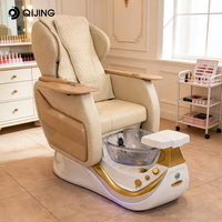 Nouveau design de fauteuil de pédicure multifonctionnel, sans tuyau, dossier réglable, en fibre de verre, massage tactile humain, spa, salons de manucure