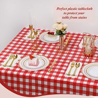 Nappe personnalisée de Noël en toile cirée, nappe en vinyle personnalisée pour la maison, l'extérieur et les fêtes, directement de l'usine