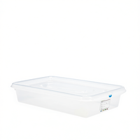 Gastronox 1/1 H100. Contenedor de alimentos profesional con tapa