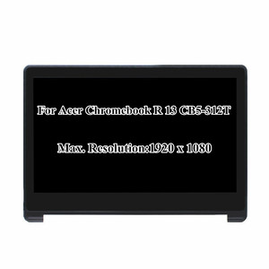 Écran de remplacement pour ordinateur portable 13,3 pouces pour <span class=keywords><strong>Acer</strong></span> <span class=keywords><strong>Chromebook</strong></span> R13 CB5-<span class=keywords><strong>312T</strong></span>-K40U, assemblage d'écran tactile LCD avec cadre - Product Image 1