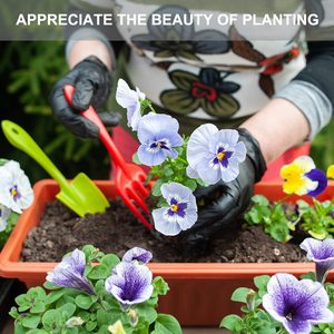 Jardinières de balcon de haute qualité avec plateaux, grands pots carrés <span class=keywords><strong>en</strong></span> plastique pour fleurs et légumes d'extérieur - Product Image 3