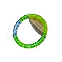 Bracelet Lumineux à Bulles LED Coloré en Acrylique, Vente Directe Usine, Petites Décorations de Fête, Cadeau Code QR avec Jouets Lumineux