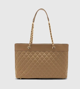 Sac à main personnalisé, nouvelle mode, grande capacité, sac à main de luxe pour femmes, en cuir PU, avec bandoulière, belle chaîne - Product Image 1