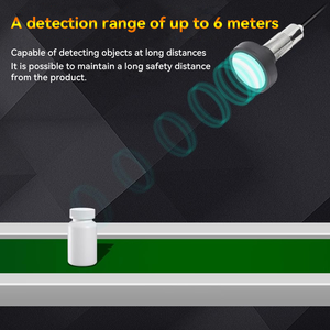 MOTEE بالموجات فوق الصوتية مستشعر ورقة مفردة ومزدوجة تناظرية الكشف عن مستوى الدقة ملليمتر 1-6 متر الاستشعار - Product Image 3