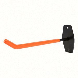Crochets de garage robustes en métal à fixation murale avec revêtement antidérapant, multifonctionnels pour le rangement des pneus, vélos, échelles, chaises (acier allié) - Product Image 5