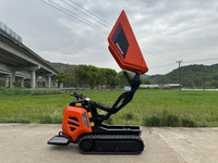 ChuangXin 2026 Mini-Kompaktlader mit stehendem Fahrer, hydraulischer Raupenkipper für die Landwirtschaft und Gartenarbeit