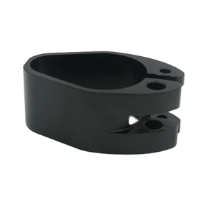 Abrazadera de Montaje de Aluminio Anodizado Negro Mecanizada por CNC Personalizada, Fresado de 5 Ejes, Componente de Repuesto para Motocicleta Personalizado - Product Image 3