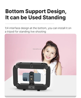 Ulanzi U200 U-200 Smartphone Cage Vidéo Rig Lumière LED 2 en 1 Chaussure Froide pour Microphone Tiktok Youtube Shooting Live Ring Lamp
