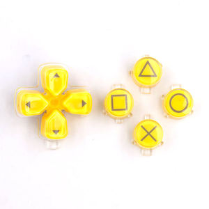 Boutons ABXY multicolores de remplacement en gelée pour console <span class=keywords><strong>PS5</strong></span>, boutons ABXY en cristal pour réparation, joysticks, accessoires de jeu - Product Image 4