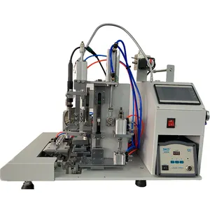 PCB/USB Cable Making Semi Automatic Soldering Machine Cable Connecting Machinery Equipment Wire Strip Cutting Soldering Machine