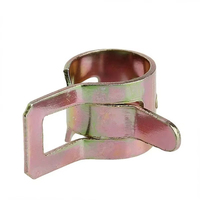 115 PCS Colliers de serrage à ressort pour tuyaux de 6-22 mm ou pinces, kit d'assortiment d'outils métalliques pour colliers de serrage de tuyaux de gaz et d'eau, zingués
